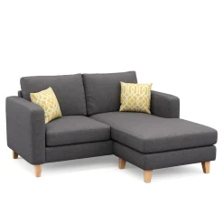 Ecksofa NOLAN rechts anthrazit