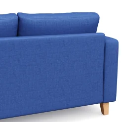 Ecksofa NOLAN rechts blau