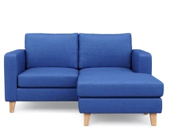 Ecksofa NOLAN rechts blau