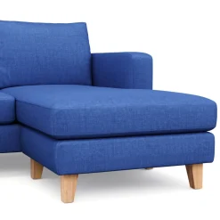 Ecksofa NOLAN rechts blau