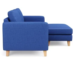Ecksofa NOLAN rechts blau