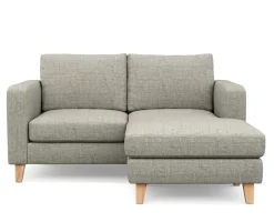 Ecksofa NOLAN rechts grau