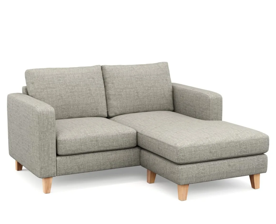 Ecksofa NOLAN rechts grau