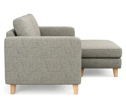 Ecksofa NOLAN rechts grau