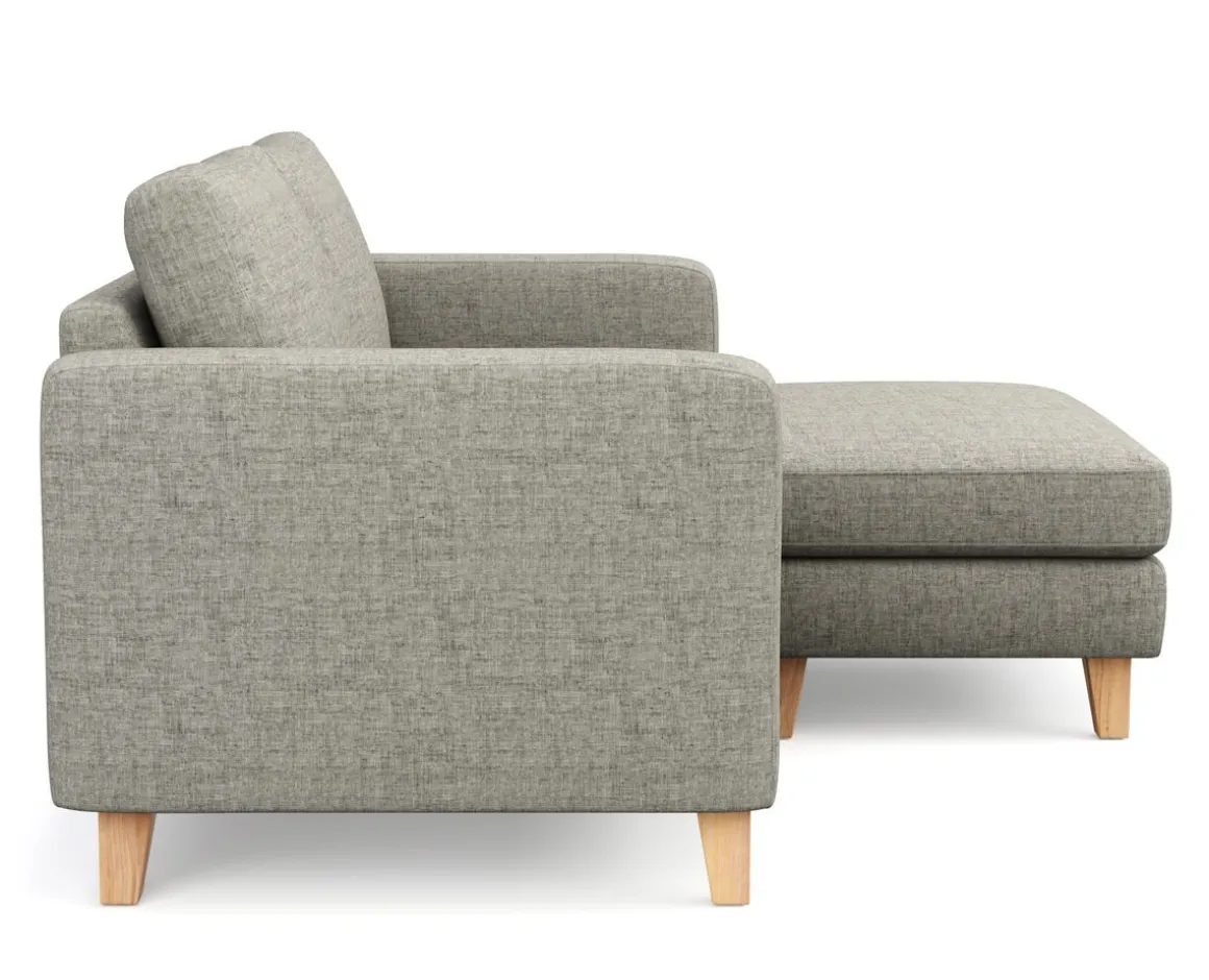 Ecksofa NOLAN rechts grau