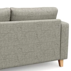 Ecksofa NOLAN rechts grau