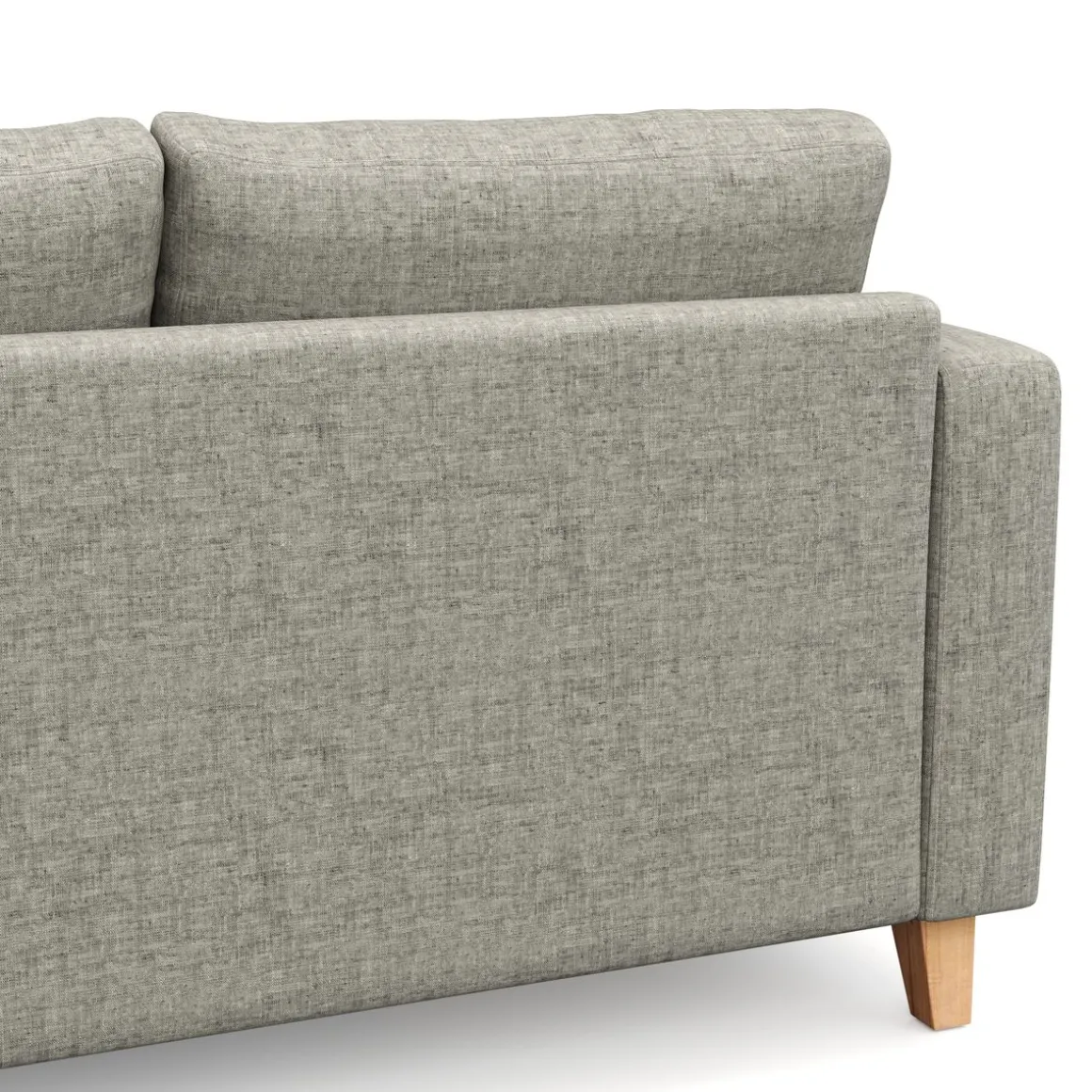 Ecksofa NOLAN rechts grau