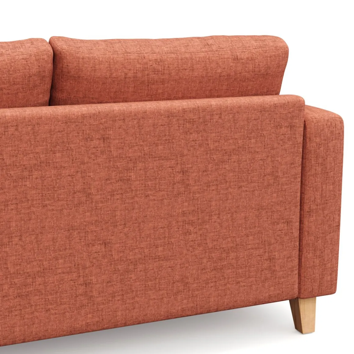 Ecksofa NOLAN rechts terracotta