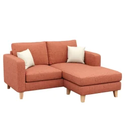 Ecksofa NOLAN rechts terracotta