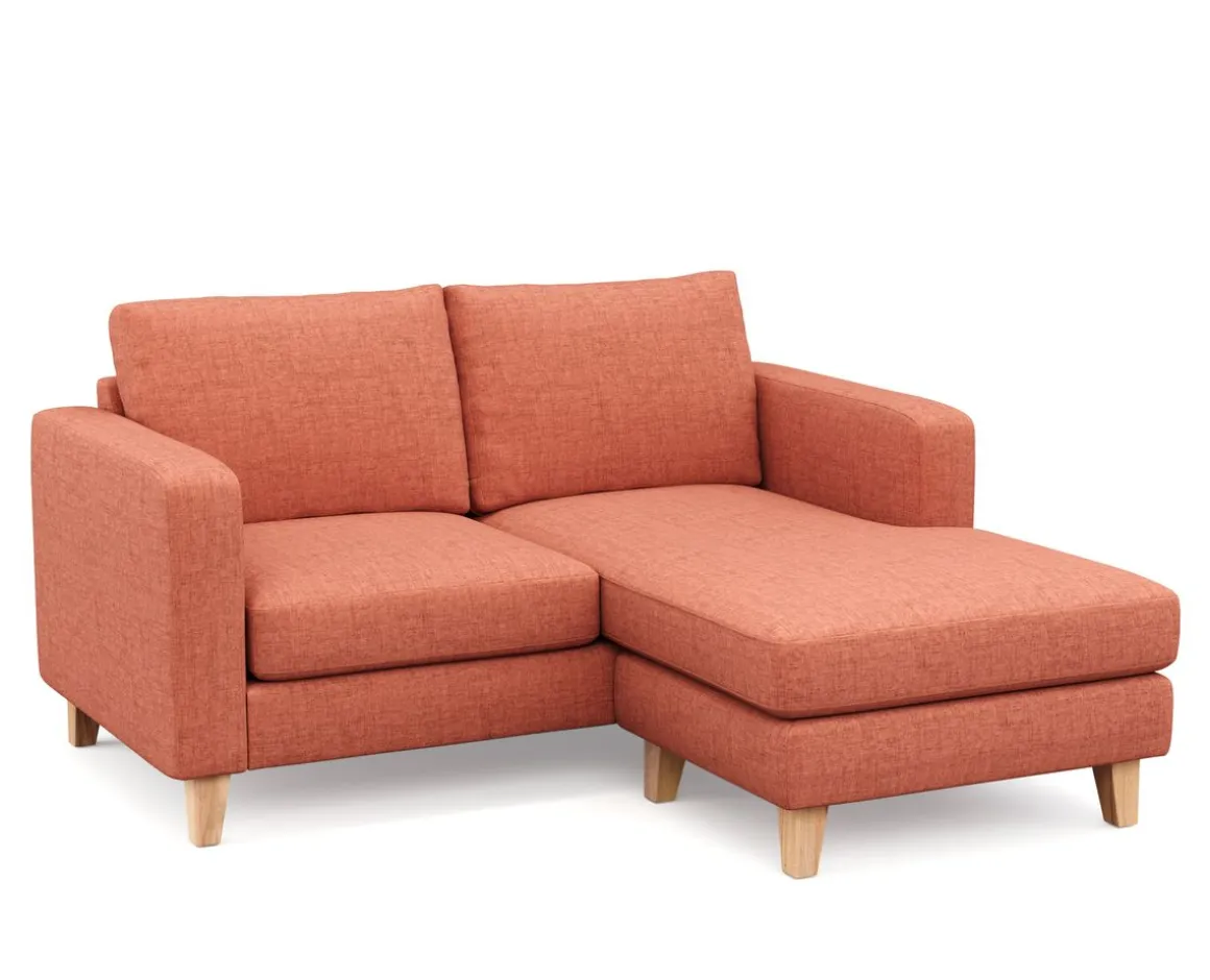 Ecksofa NOLAN rechts terracotta