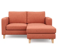 Ecksofa NOLAN rechts terracotta