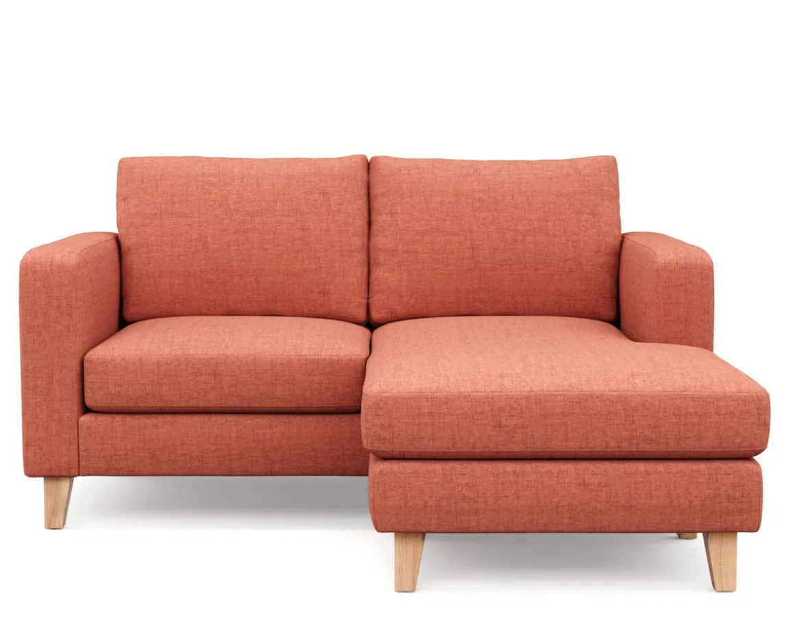 Ecksofa NOLAN rechts terracotta