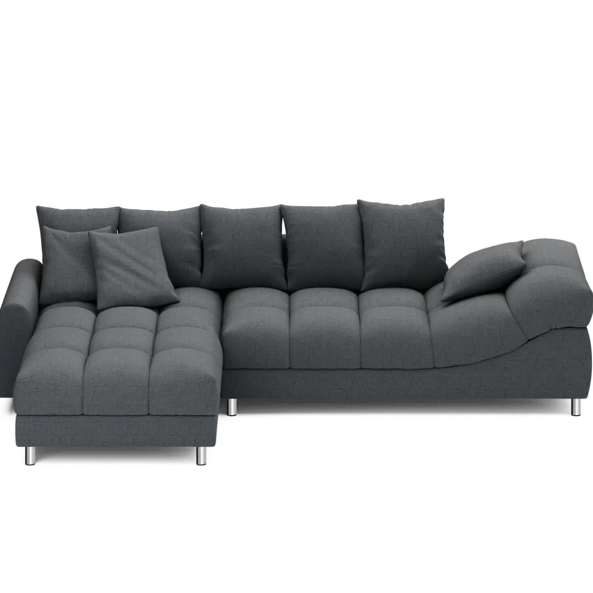 Ecksofa SUMMER links anthrazit