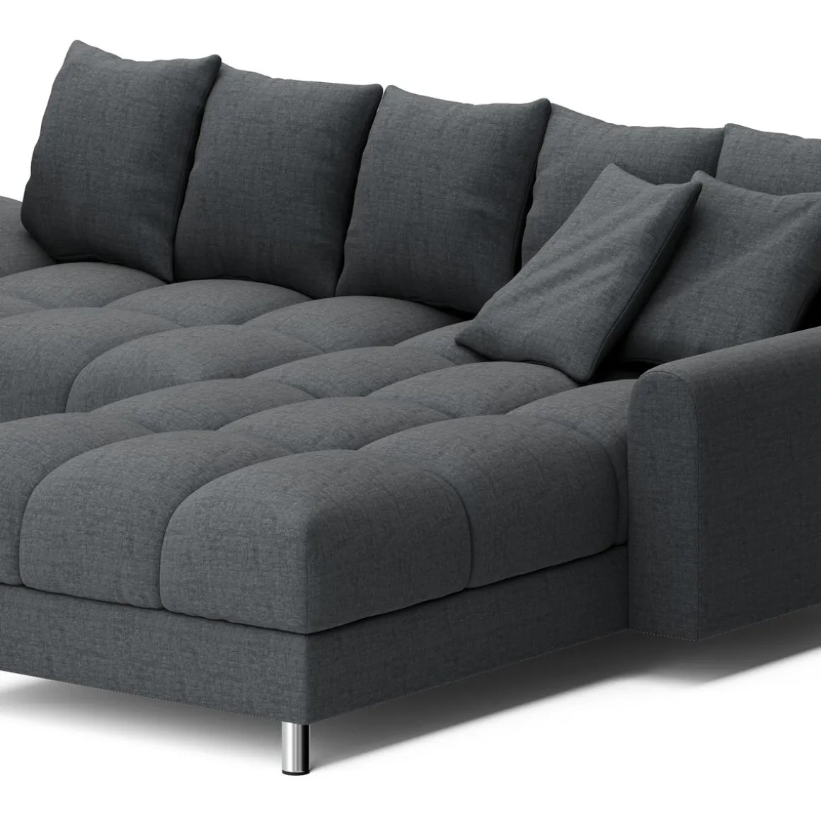 Ecksofa SUMMER rechts anthrazit