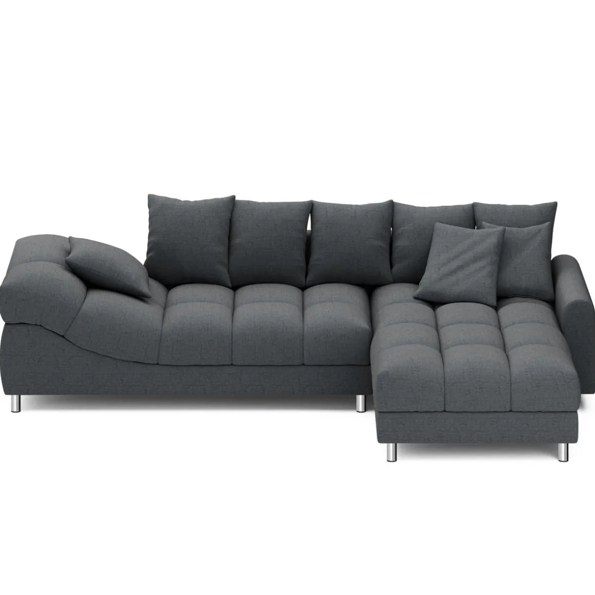 Ecksofa SUMMER rechts anthrazit