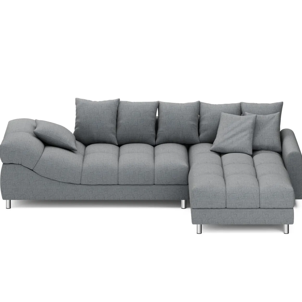 Ecksofa SUMMER rechts grau