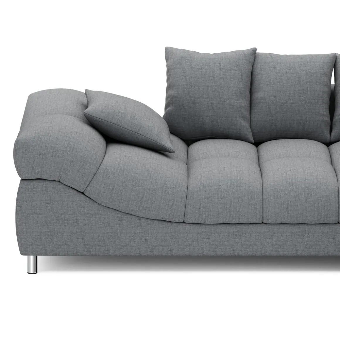 Ecksofa SUMMER rechts grau