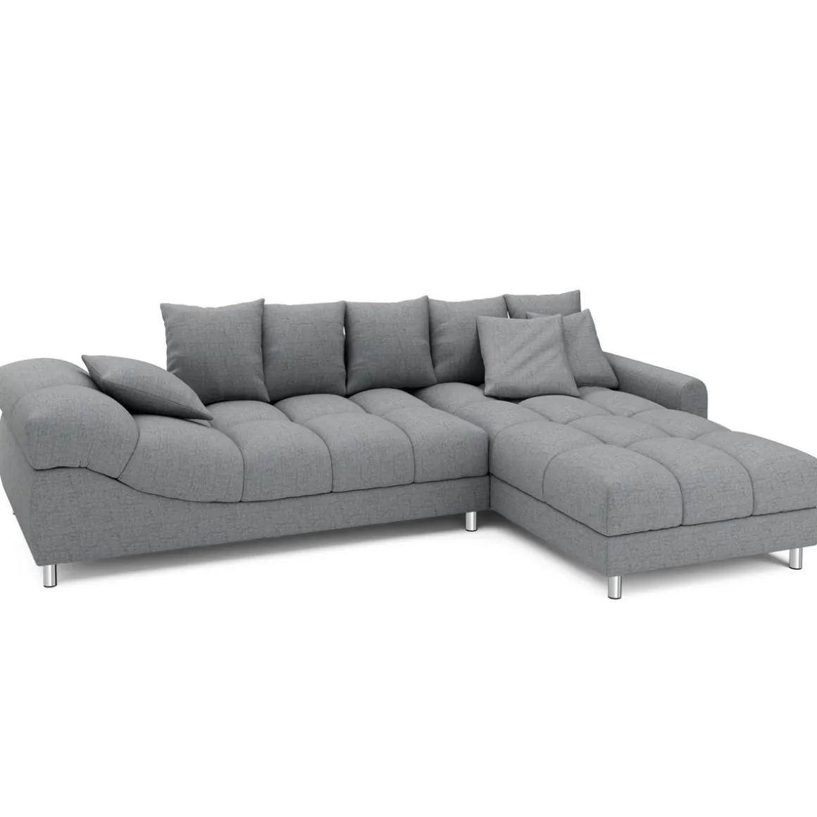 Ecksofa SUMMER rechts grau