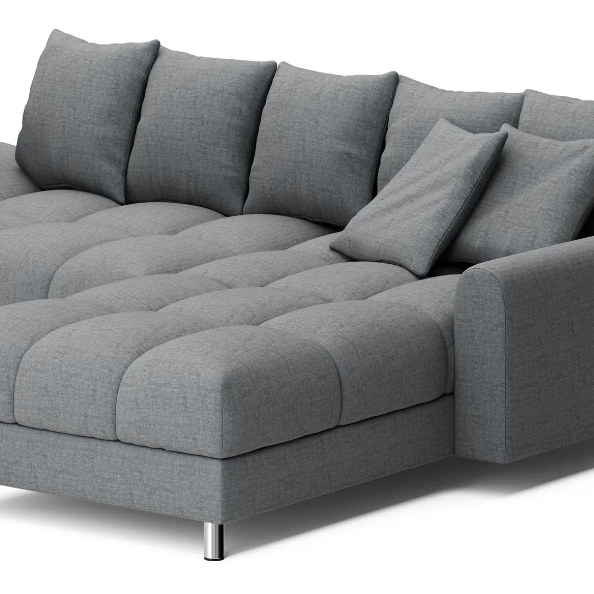 Ecksofa SUMMER rechts grau