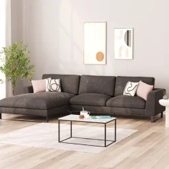 Ecksofa THILO links anthrazit