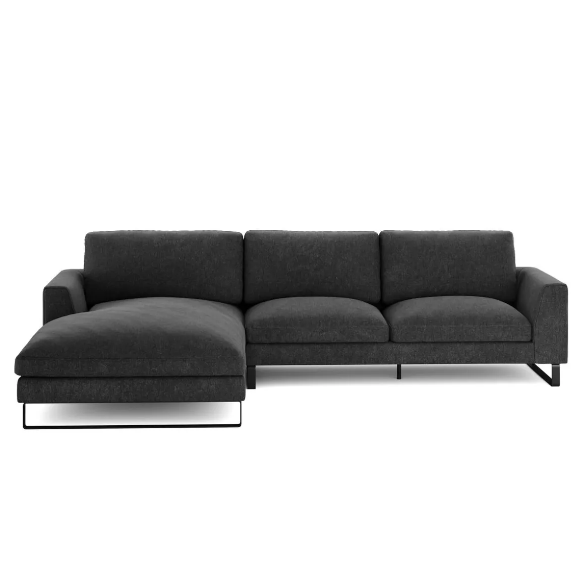 Ecksofa THILO links anthrazit