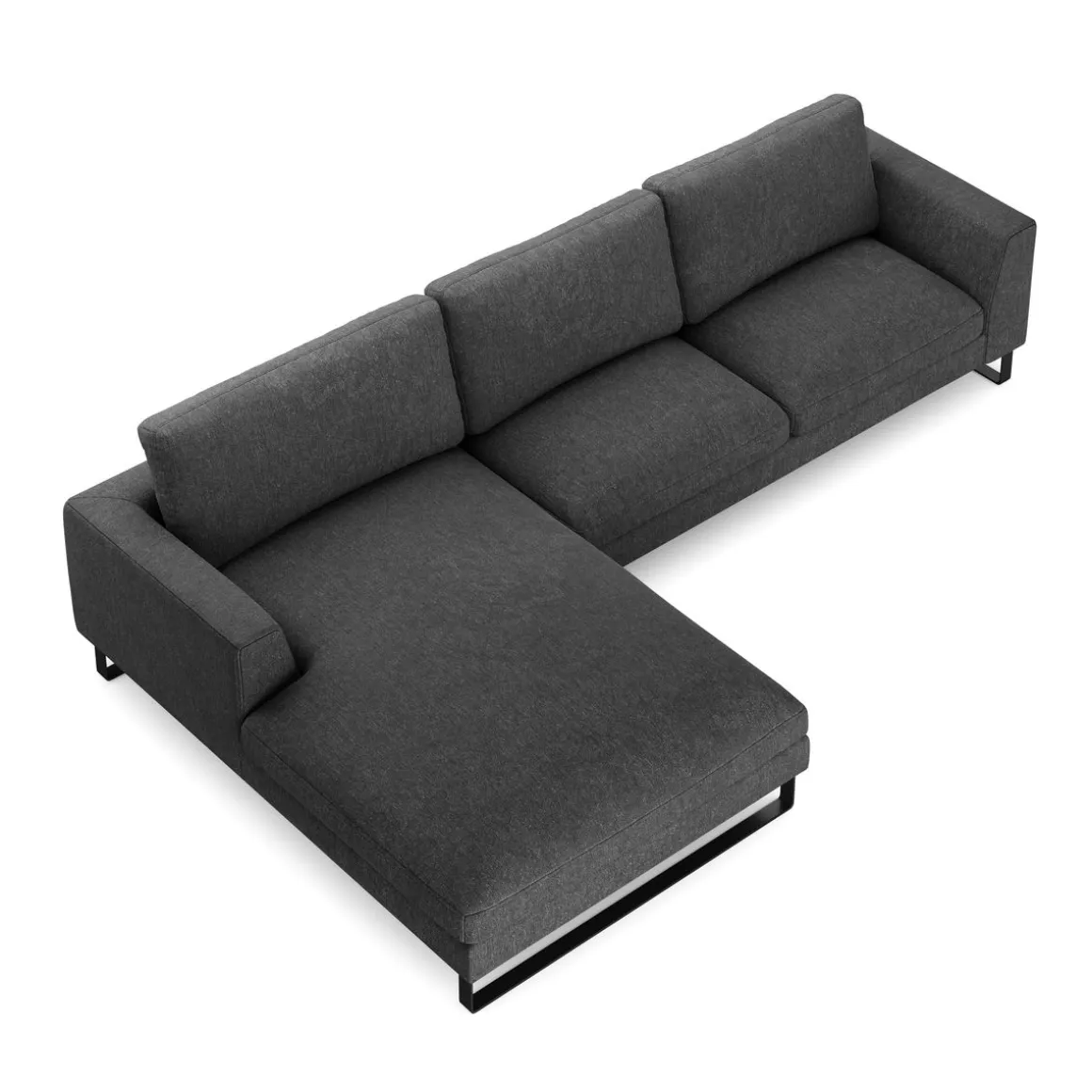 Ecksofa THILO links anthrazit