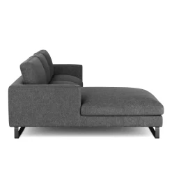 Ecksofa THILO links anthrazit