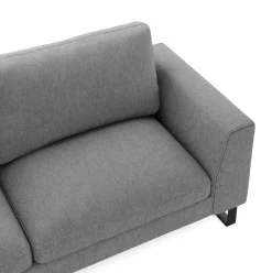 Ecksofa THILO links grau