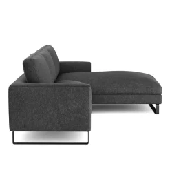 Ecksofa THILO rechts anthrazit