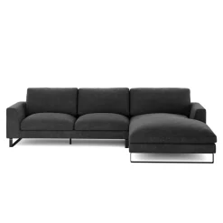 Ecksofa THILO rechts anthrazit