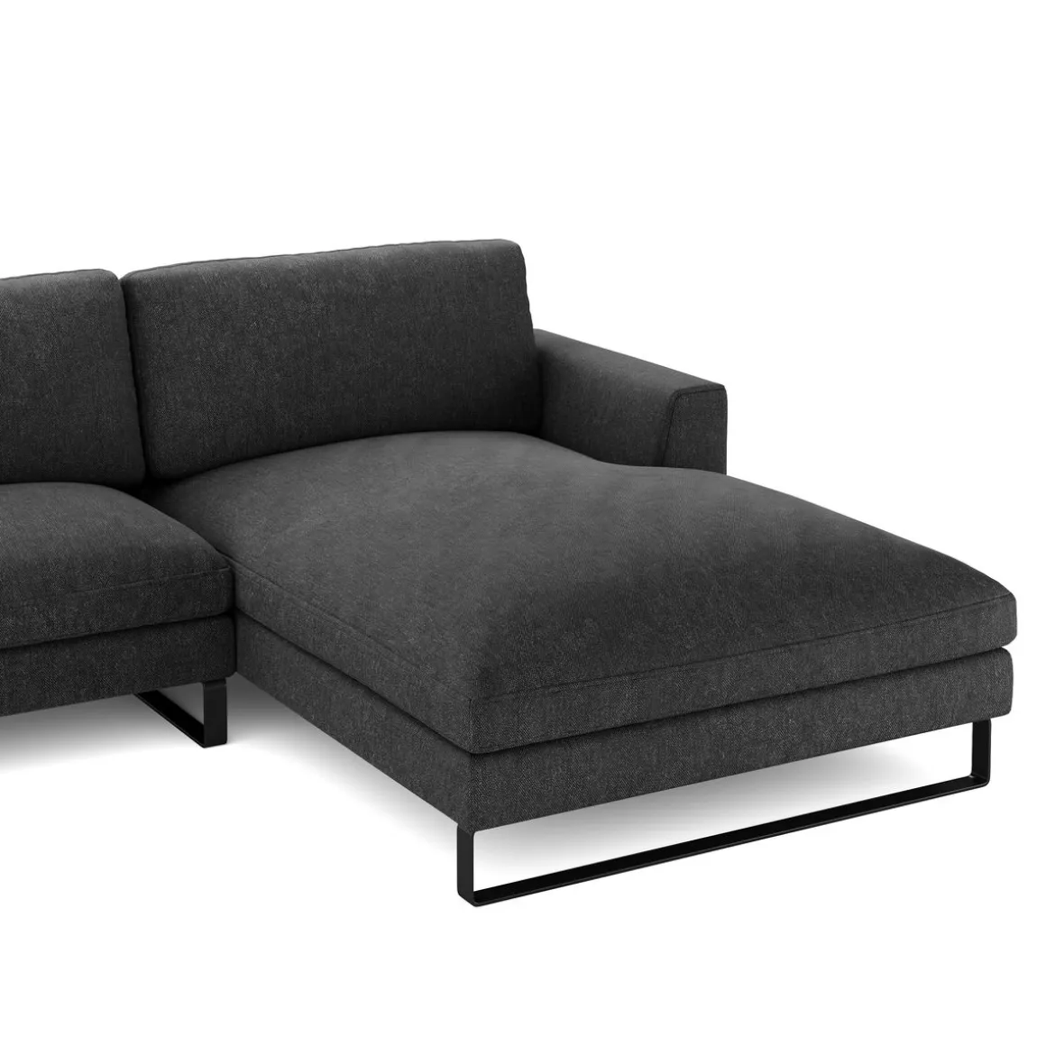Ecksofa THILO rechts anthrazit