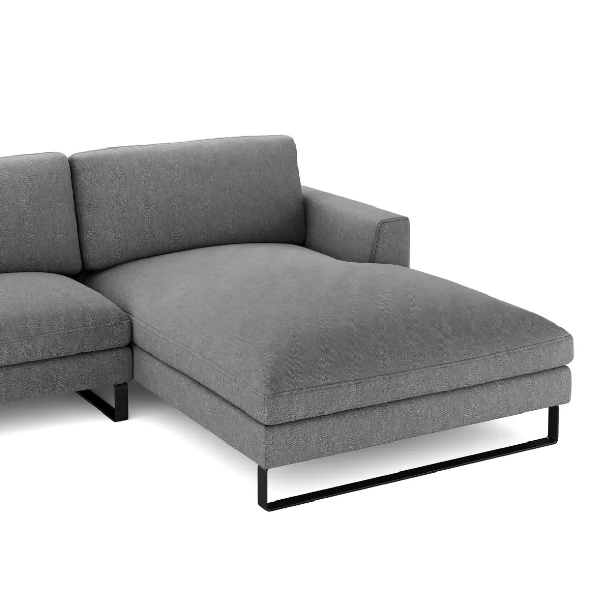 Ecksofa THILO rechts grau
