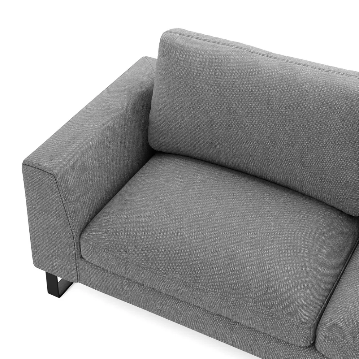 Ecksofa THILO rechts grau