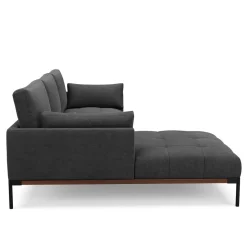 Ecksofa TIMBER links anthrazit