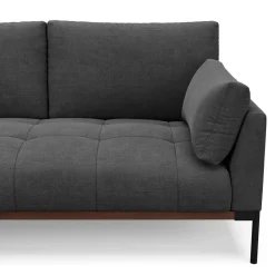 Ecksofa TIMBER links anthrazit