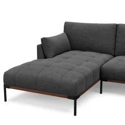 Ecksofa TIMBER links anthrazit