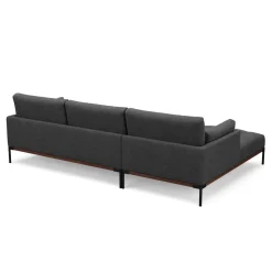 Ecksofa TIMBER links anthrazit