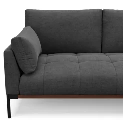 Ecksofa TIMBER rechts anthrazit