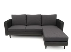 Ecksofa TYLER rechts anthrazit