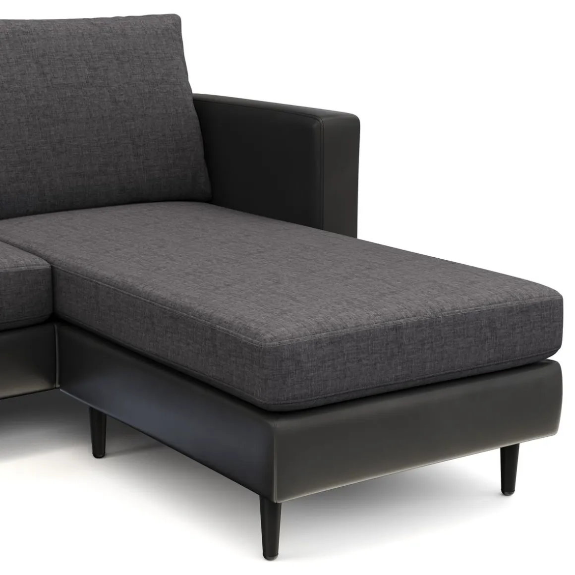 Ecksofa TYLER rechts anthrazit
