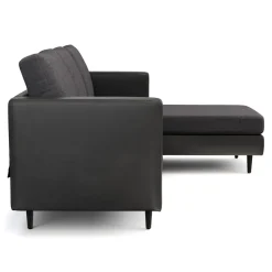 Ecksofa TYLER rechts anthrazit