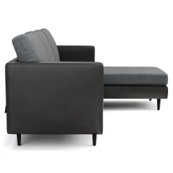 Ecksofa TYLER rechts grau