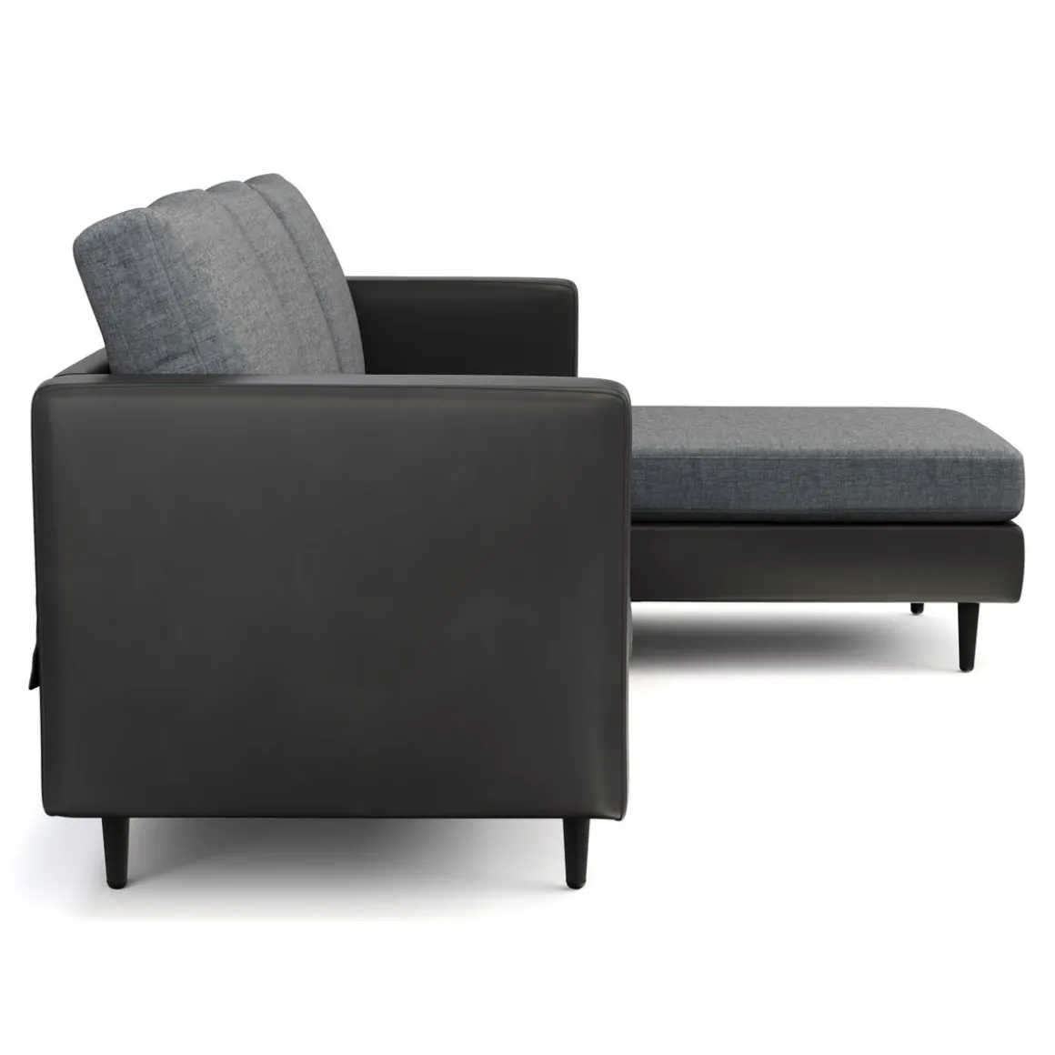 Ecksofa TYLER rechts grau