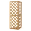 Eckspalier Rankgitter 50 x 50 x 145 cm natur