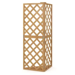 Eckspalier Rankgitter 50 x 50 x 145 cm natur