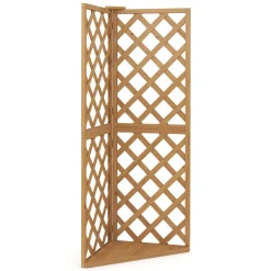 Eckspalier Rankgitter 50 x 50 x 145 cm natur