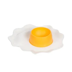 Eierbecher Ostern 2er Set weiss/gelb