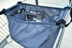 Einkaufswagentasche mit Kühlfach 40L grau
