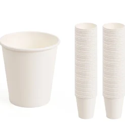 Einwegbecher Bio 200 ml 500 Stk. weiss