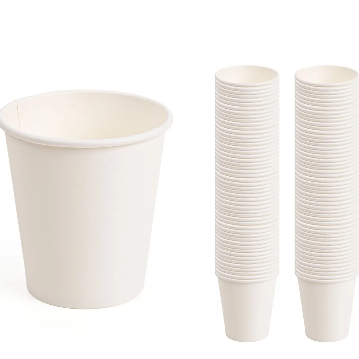Einwegbecher Bio 200 ml 500 Stk. weiss